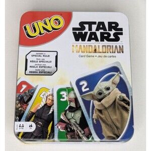 Mattel Games - UNO Star Wars Mandalorian Card Game, Table Top Game NEW